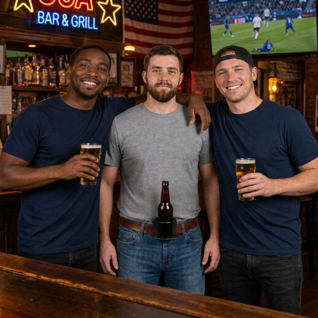 BeerBeltCo™ HolsterBrew™ - Hands-Free Beer Belt Holder